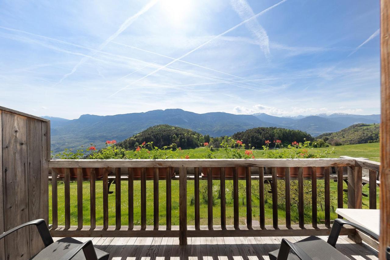 Moar Im Rumsein - Apt Etschblick San Genesio Atesino Exterior photo